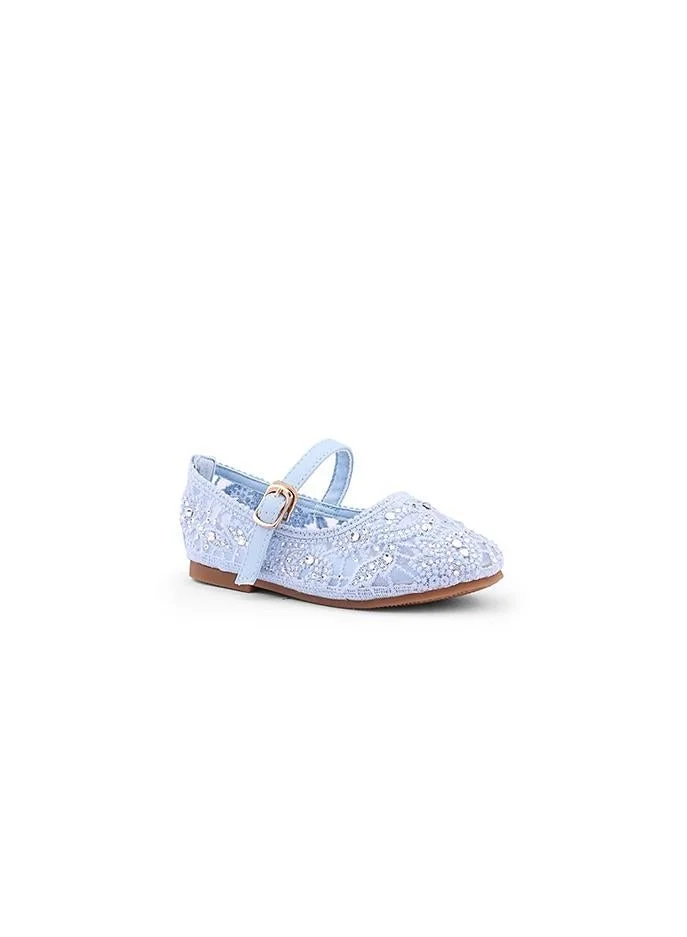 Cuple Girls Embellished Slip-on Flats