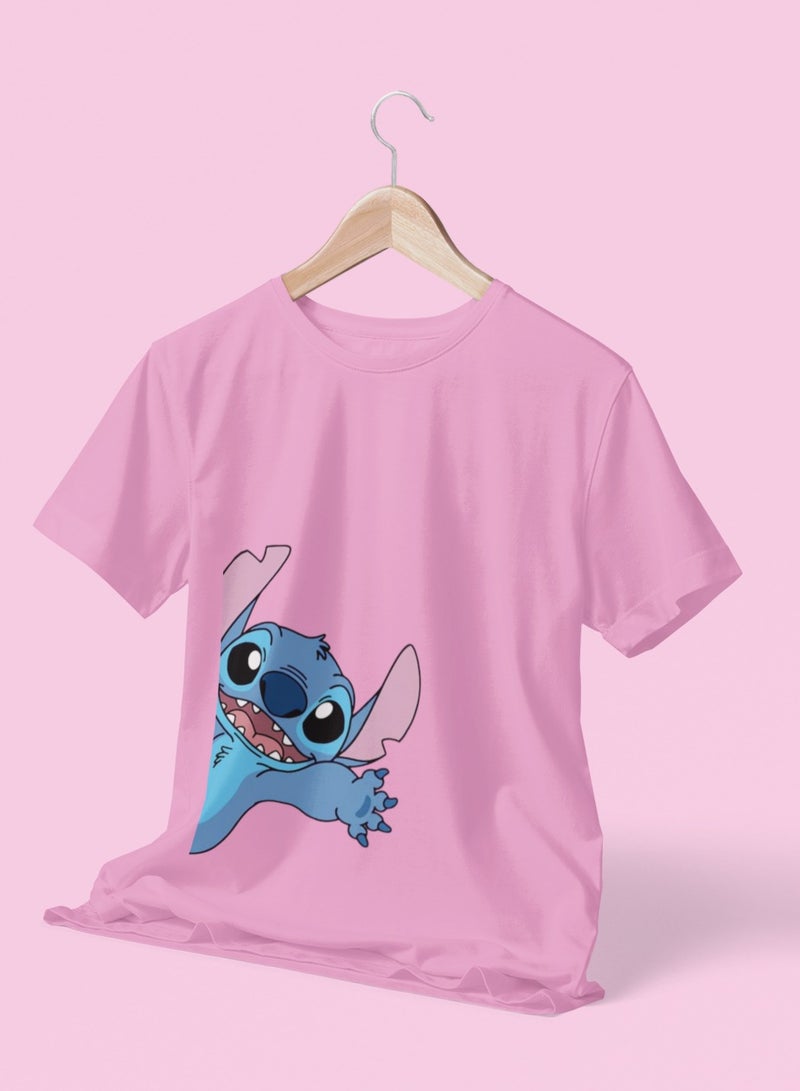 ZOOM Cute Lilo and Stitch Character T-Shirt for Toddlers and Kids – Soft Cotton 