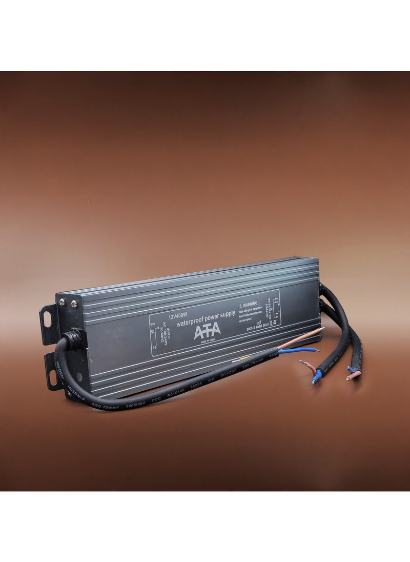 ATA 12V400W Power Supply IP67 Waterproof Transformer  - Image 1