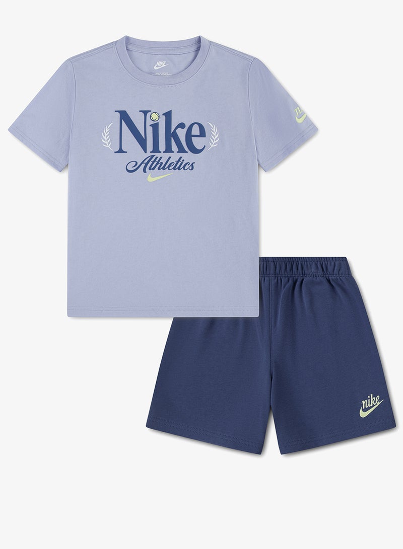 Nike Kids Tennis Jersey Full Tight Shorts - Image 1