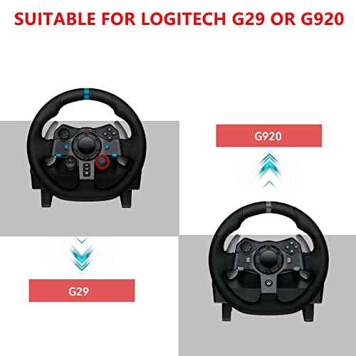 Lumclaw لوماكلو لملحق عجلة القيادة لجهاز لوجيتك G29 G920 G923 13 بوصة لوحة محول 70 مم PCD تعديل لعبة سباق (أسود) - Image 4
