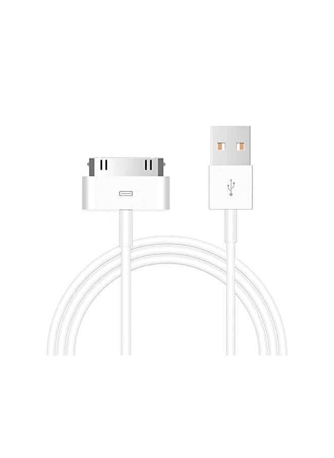 Taimi كابل شحن سريع لمزامنة البيانات USB 30 دبوسًا متوافق مع أجهزة Iphone 4 4S 3G 3Gs القديمة وipad 1 2 3 وipod Touch وipod Nano عبوة من قطعة واحدة  - Image 2