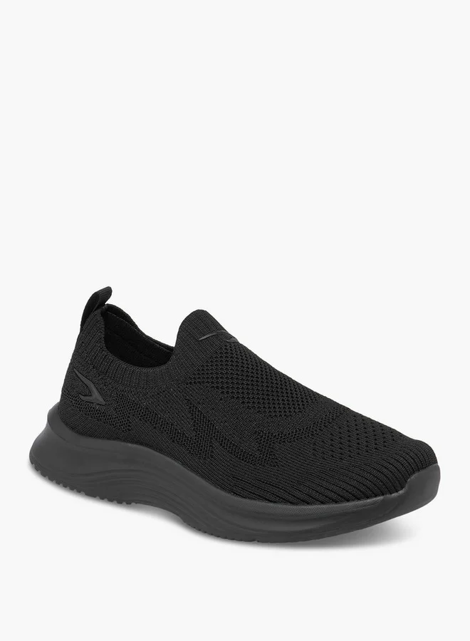 Dash Boys Sock Hem Slip-On Sports Shoes with Pull Tab