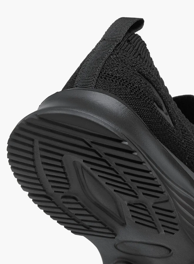 Dash Boys Sock Hem Slip-On Sports Shoes with Pull Tab