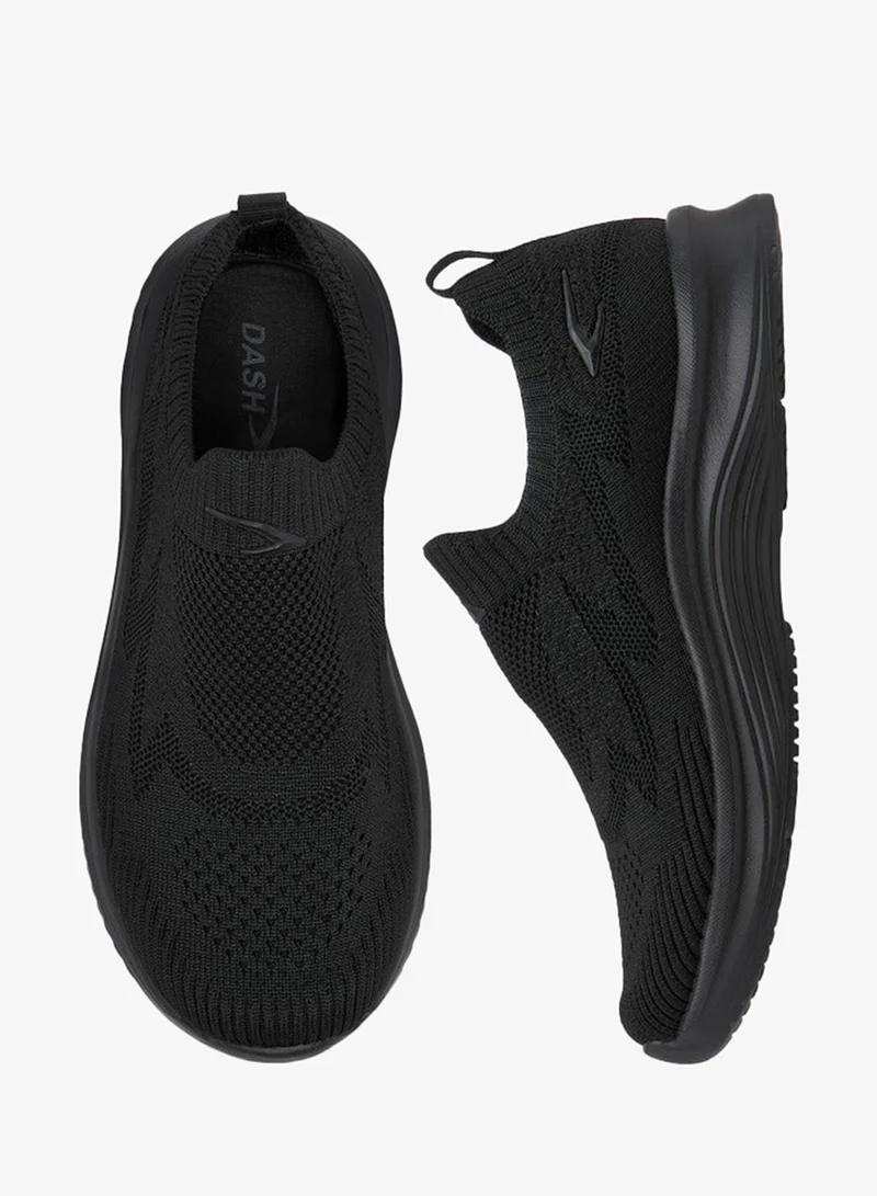 Dash Boys Sock Hem Slip-On Sports Shoes with Pull Tab