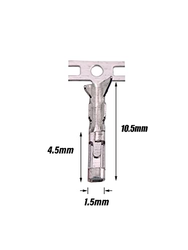 Cermant 200 Pairs 2.54mm 18-24awg Male and Female Pin Jumper Wire Cable Connectors - Image 4