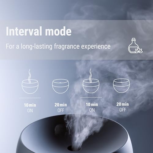 Stadler Form Aroma Diffuser Jasmine, with Interval Mode, Suitable for Essential Oils, up to 24 h Running time, for Bedroom, Living Room and Children's Room, White - Image 2