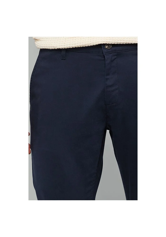R&b  Solid Slim Fit Pants with Button Closure for Men | Best Price UAE