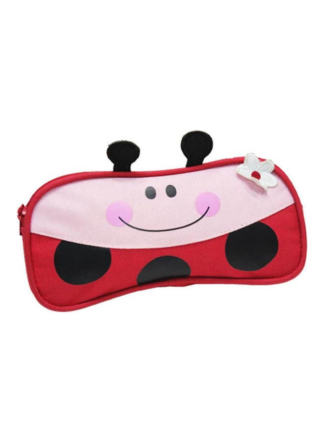 NIBEMINENT Ladybug Pencil Pouch Pink - Image 1