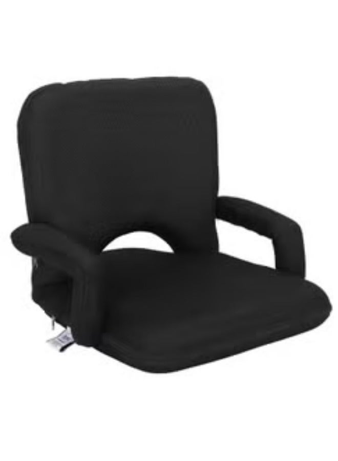 SMART HOME Ground chair with armrests for camping and trips, foam padded with adjustable back (colors may vary) - Image 3