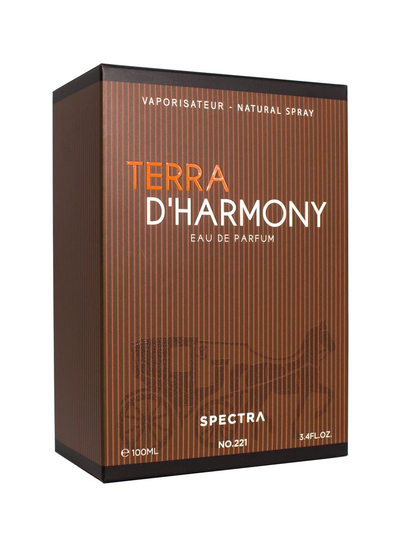 Spectra 221 TERRA D'HARMONY EDP Perfume For Men - 100ml - Image 3