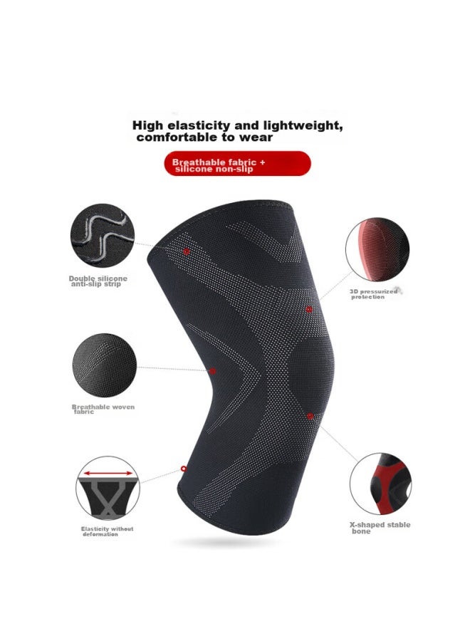 Mdikawe Knee Brace For Autumn, Spring And Summer Sports, Meniscus, Basketball, Running, Patella, Specialized For Men And Women, Badminton, Soccer, Hiking Protective Gear, Size L - Image 2