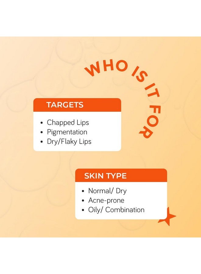 Moody Vitamin C Lip Sleeping Mask for Overnight Hydration & Repair of Chapped Lips | Enriched with Murumuru Butter, Aloe & Hyaluronic Acid | With 24 Hrs Moisturization - 100% Vegan (12gm) - Image 5