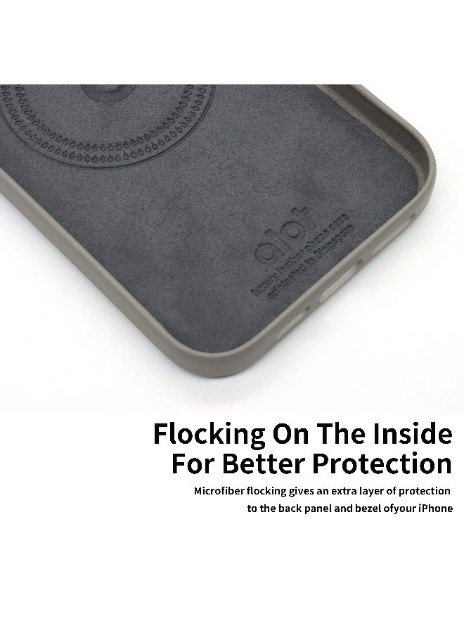 ALot ARISTO CASE FOR I PHONE 15 PRO TITANIUM Technical PU+Microbifer +Magnetic +Nickle logo - Image 4