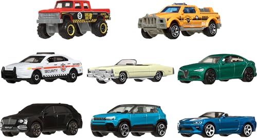 Matchbox 1:64 Scale Die-Cast Toy Cars or Trucks, Set of 8, Themed Multipack of 8 Vehicles Including 1 Exclusive (Styles May Vary) - Image 3