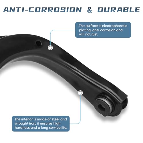 Autsurles Front Upper Control Arm & Ball Joints Replacement for Buick Rainier Chevy Trailblazer GMC Envoy Oldsmobile Bravada Saab 9-7x - 4pc set - Image 4