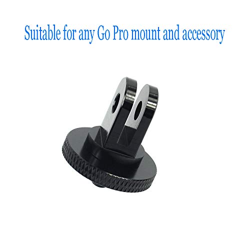 Sruim Camera Tripod Mount for Gopro Adapter, 2Pcs 1/4-20 Screw Conversion Adapter for GoPro Hero10, Insta360 X5 X4 X3, X2, Go 2, DJI OSMO Action and Other Action Cameras - Image 3