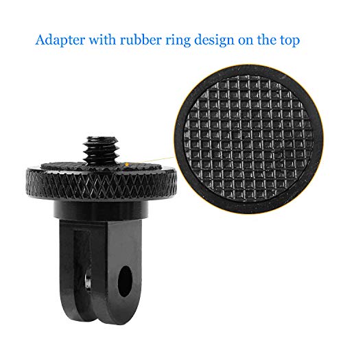 Sruim Camera Tripod Mount for Gopro Adapter, 2Pcs 1/4-20 Screw Conversion Adapter for GoPro Hero10, Insta360 X5 X4 X3, X2, Go 2, DJI OSMO Action and Other Action Cameras - Image 2