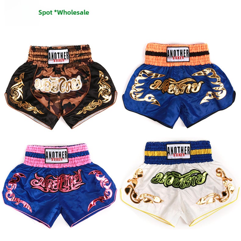 ANOTHERBOXER Multicolor Muay Thai Shorts 67. - Image 4