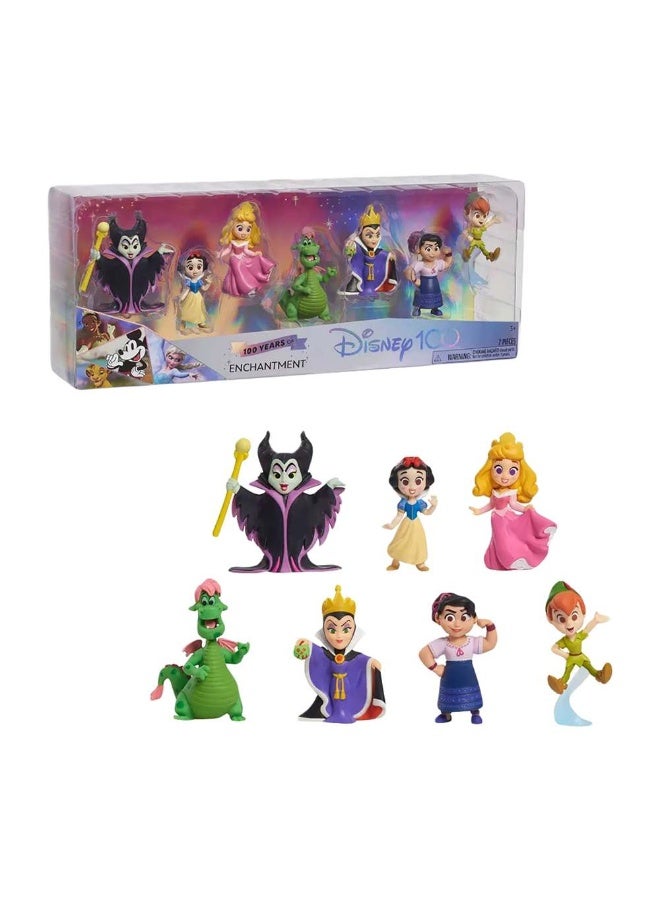 Disney 100 Years Of Enchantment Celebration Figure Set (7 Cm, 7 Pack) - Image 2