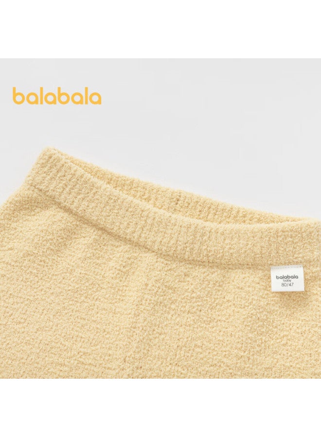 Balabala Balaone Baby Underwear Set For Boys And Girls, Winter Home Wear Autumn Clothes And Pants  Half-fleece 209425134201 - Image 2