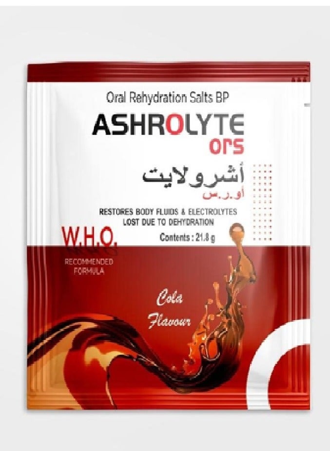 WHO أملاح معالجة الجفاف عن طريق الفم Bp Ashrolyte Ors 21.8 جم - Image 2
