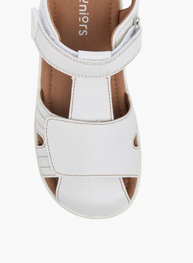 جونيورز Boys Stitch Detail Fisherman Sandals With Hook And Loop Closure
