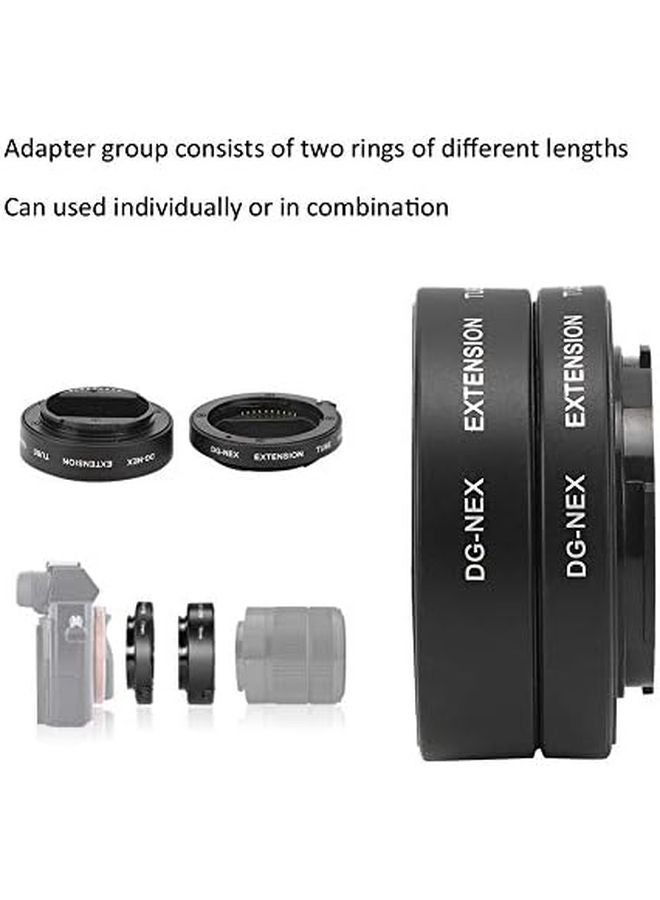 Pssopp 10mm 16mm أنبوب تمديد التركيز التلقائي مكيف ماكرو لكاميرا NEX E Mount - Image 5