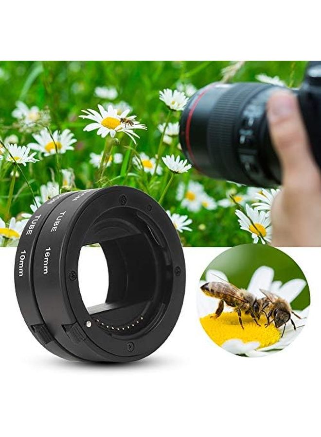 Pssopp 10mm 16mm أنبوب تمديد التركيز التلقائي مكيف ماكرو لكاميرا NEX E Mount - Image 4
