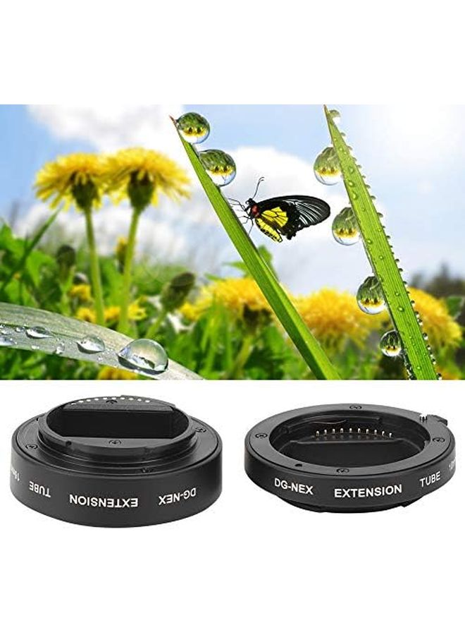 Pssopp 10mm 16mm أنبوب تمديد التركيز التلقائي مكيف ماكرو لكاميرا NEX E Mount - Image 3