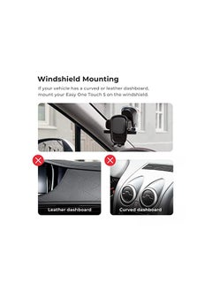 iOttie Easy One Touch 5 Dash & Windshield Mount, Black  - Image 5