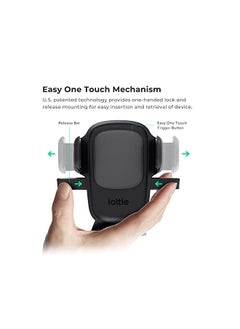 iOttie Easy One Touch 5 Dash & Windshield Mount, Black  - Image 2