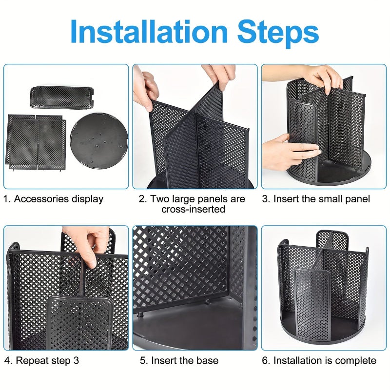 Black Cup Organizer Dispenser for Counter Kitchen Cabinet - Image 4