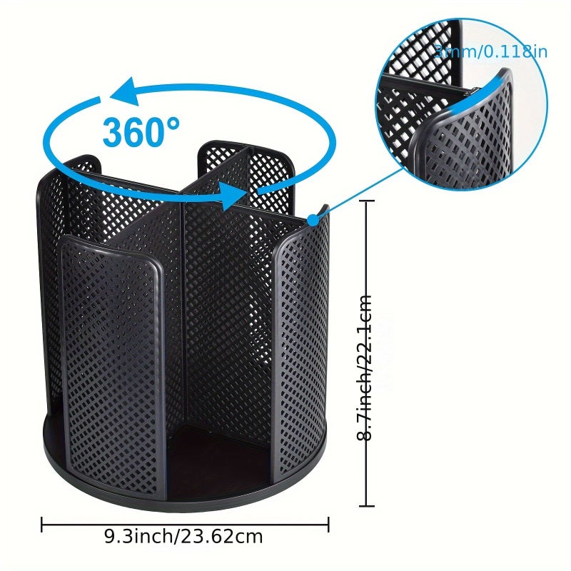 Black Cup Organizer Dispenser for Counter Kitchen Cabinet - Image 5