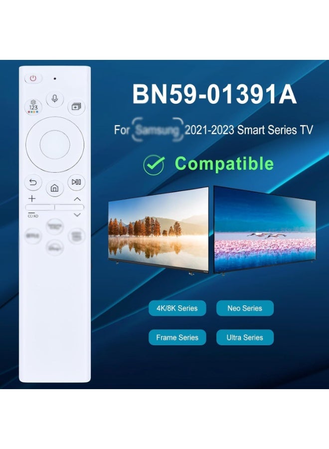 ELTRAZONE Voice Remote Control with Bluetooth & Solar Charging | Smart TV Remote Compatible with 2021–2023 Neo LED, 4K & 8K Ultra HD TVs | Eco-Friendly, Long Battery Life, Fast Pairing – - Image 4