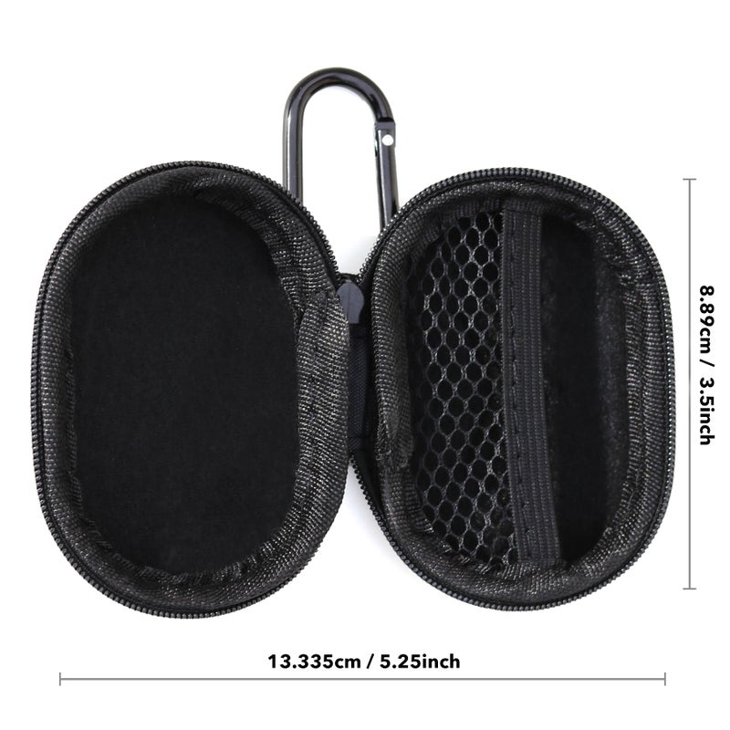 Decibullz - Zipper Headphones Carrying Case, Perfect for Earphones and Earplugs (Black) - Image 3
