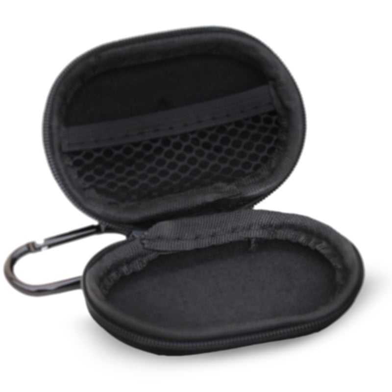 Decibullz - Zipper Headphones Carrying Case, Perfect for Earphones and Earplugs (Black) - Image 2
