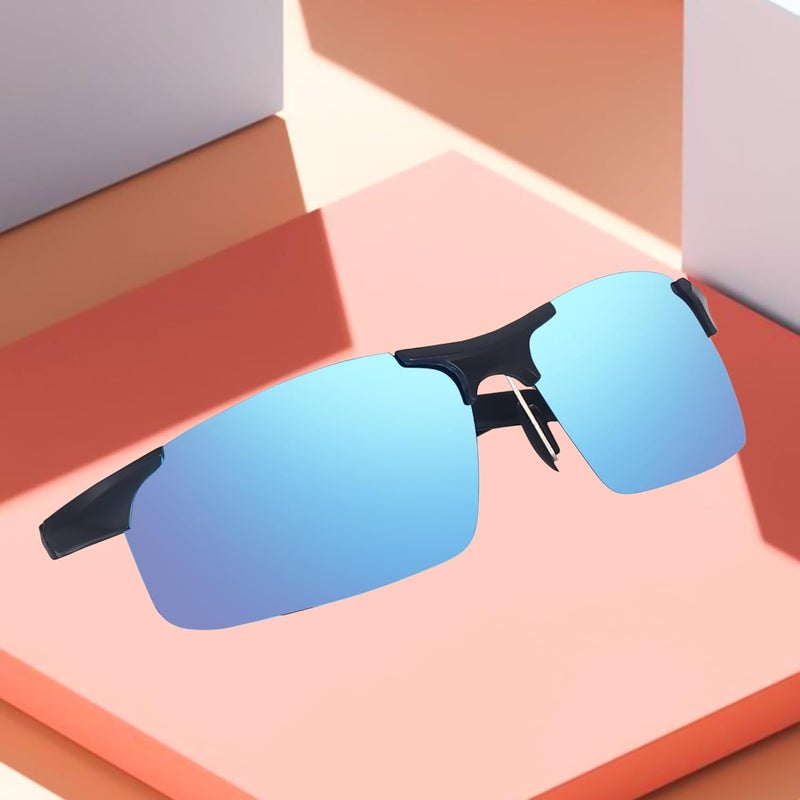 Dervin UV Protected Polarized Sports Sunglasses for Men & Women | Ideal for Driving, Cycling, Biking & Cricket - Image 5
