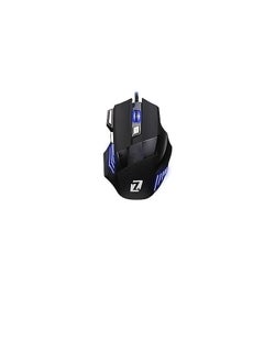 Zero ZR-1800 7D LED Optical Gaming Mouse USB Wired for Laptop and PC - Black