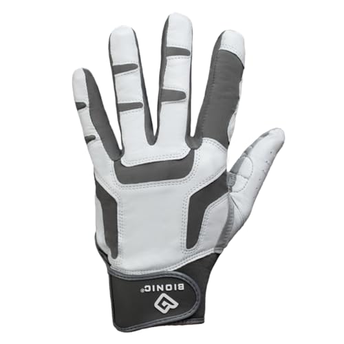 Bionic Mens ReliefGrip 20 Golf Glove Silver XLarge Right - Image 1