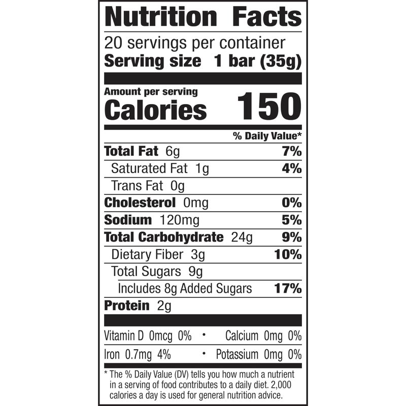 Nature Valley مربعات الشوفان المخبوزة الناعمة من ناتشر فالي، سكر بني بالقرفة، 20 بار، 24.8 أونصة - Image 2
