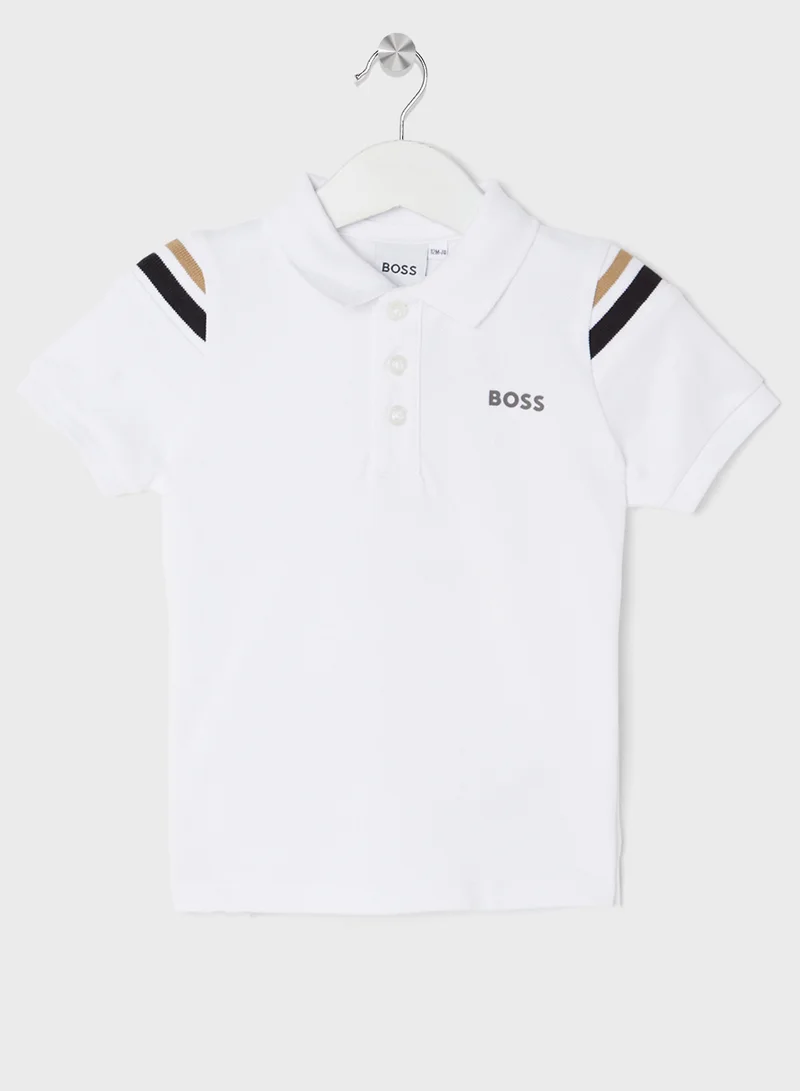 بوس Kids' Logo Polo