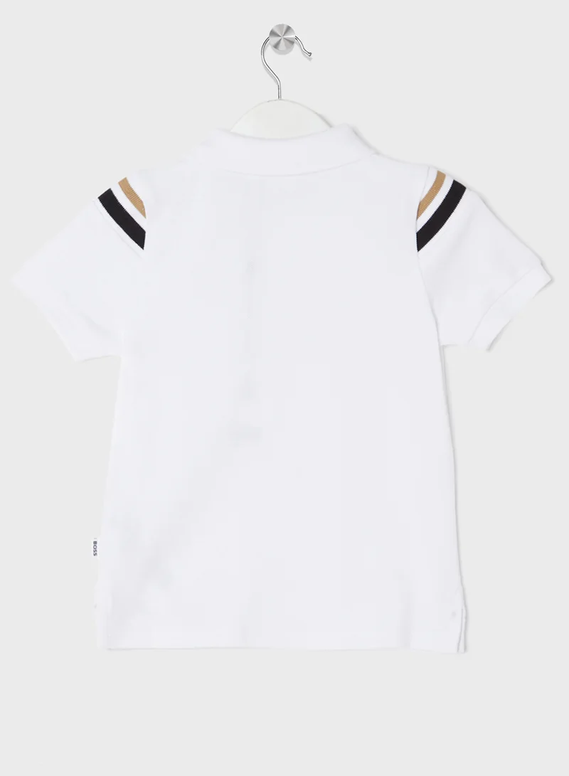 بوس Kids' Logo Polo