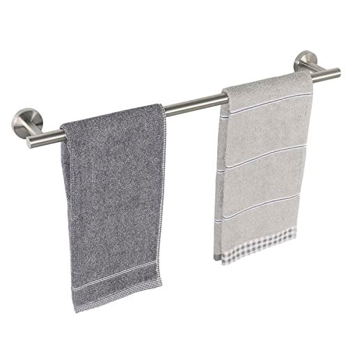 TocTen Bath Towel Bar  Thicken SUS304 Stainless Steel Bathroom Towel Holder Towel Rod for Bathroom Heavy Duty Wall Mounted Towel Rack Hanger 20 in Brushed Nickel