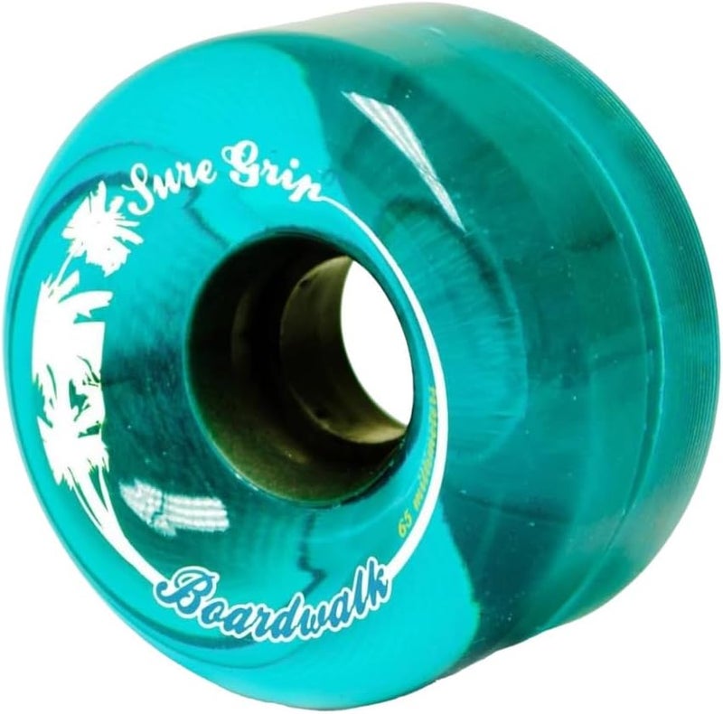 SureGrip Boardwalk Outdoor Roller Skates Wheels | Made with Urethane & 65mm Diameter | Suitable for Complete Wheels Replacement Made in USA (Set of 8 Wheels) - Image 1
