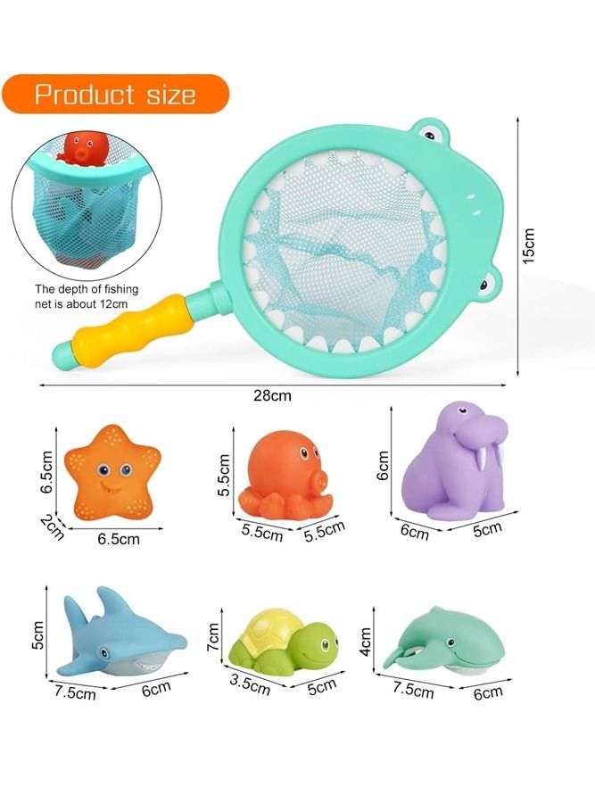 7Pcs Baby Bath Toys