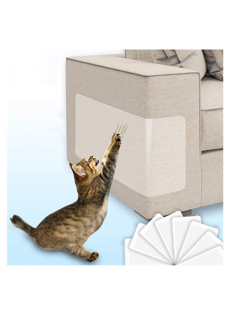 ECVV Cat Scratching Pads Furniture Protectors Guards from Cats Anti-Scratch Deterrent Training Tape for Couch, Sofa, Chair and Leather (8PCS) - Image 1
