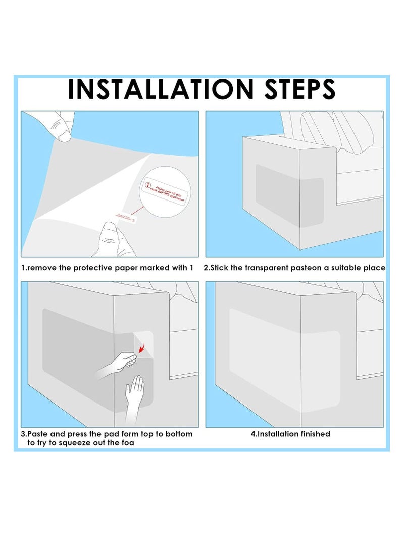 ECVV Cat Scratching Pads Furniture Protectors Guards from Cats Anti-Scratch Deterrent Training Tape for Couch, Sofa, Chair and Leather (8PCS) - Image 3