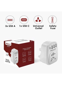 بيجانت مقبس توصيل كهربائي متعدد المنافذ مع 3 منافذ شحن USB و منفذ واحد USB-C من بيجانت  - Image 2