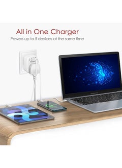 بيجانت مقبس توصيل كهربائي متعدد المنافذ مع 3 منافذ شحن USB و منفذ واحد USB-C من بيجانت  - Image 4